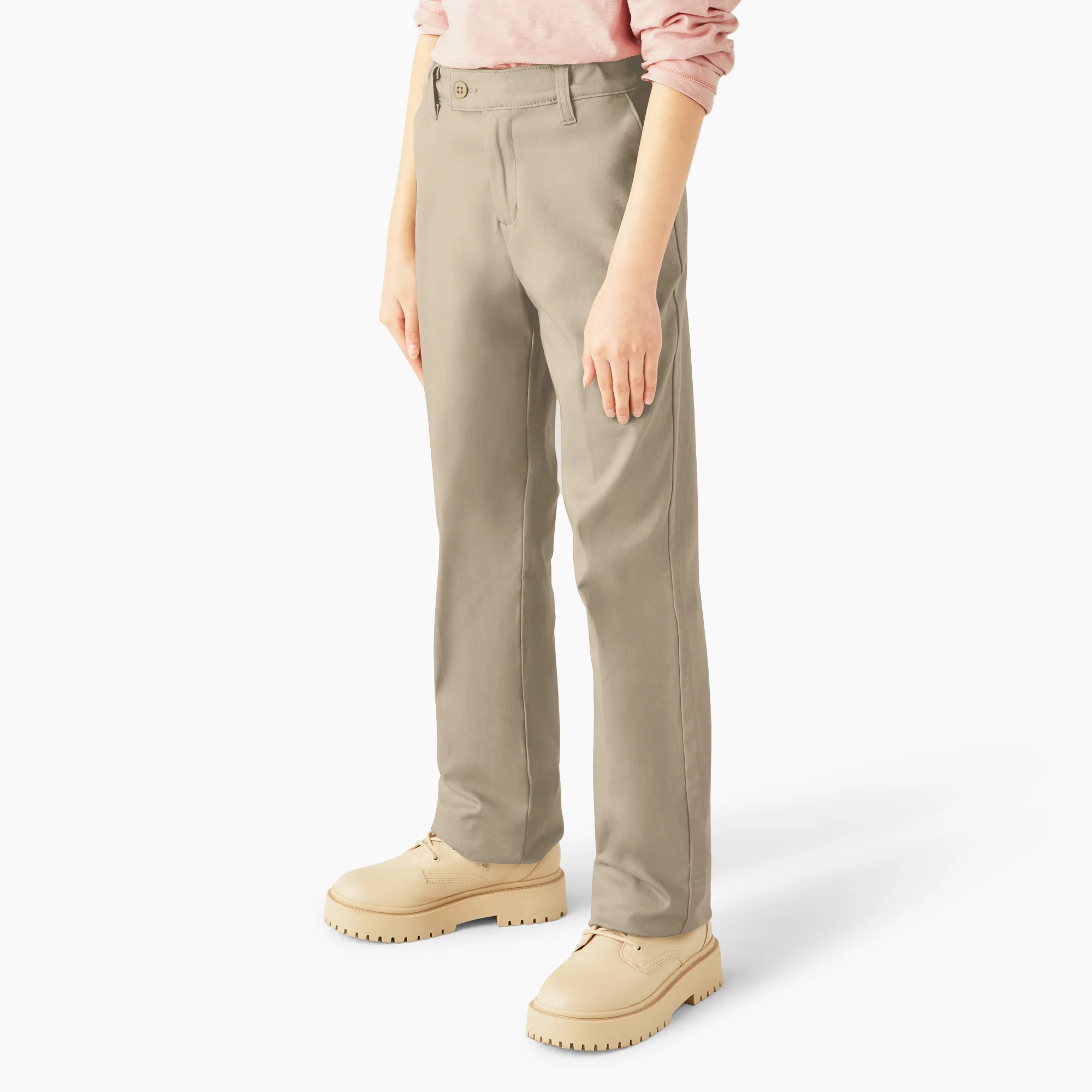 Girls' Slim Fit Pants, 4-20 - Image 3