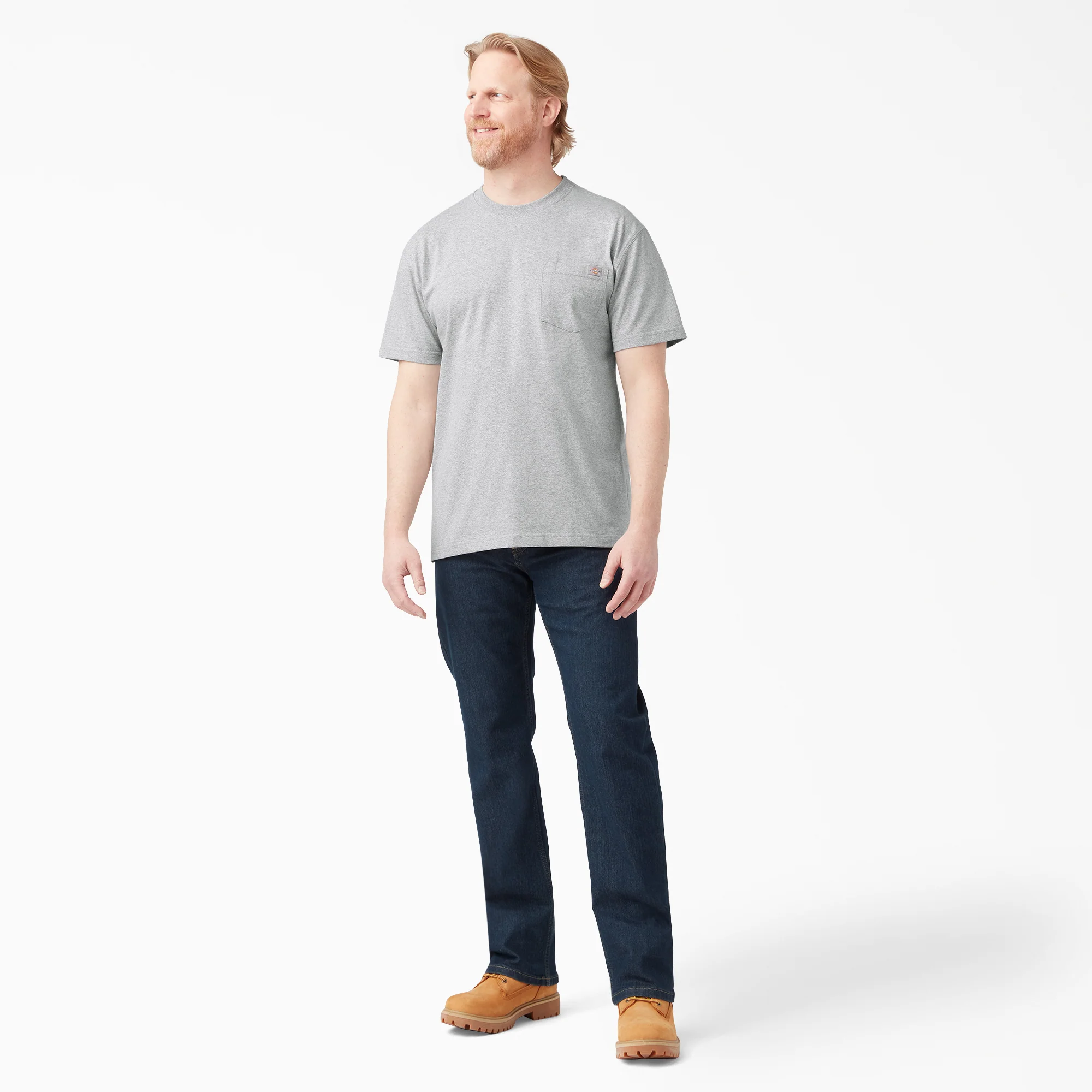 Heavyweight Short Sleeve Pocket T-Shirt - Image 4