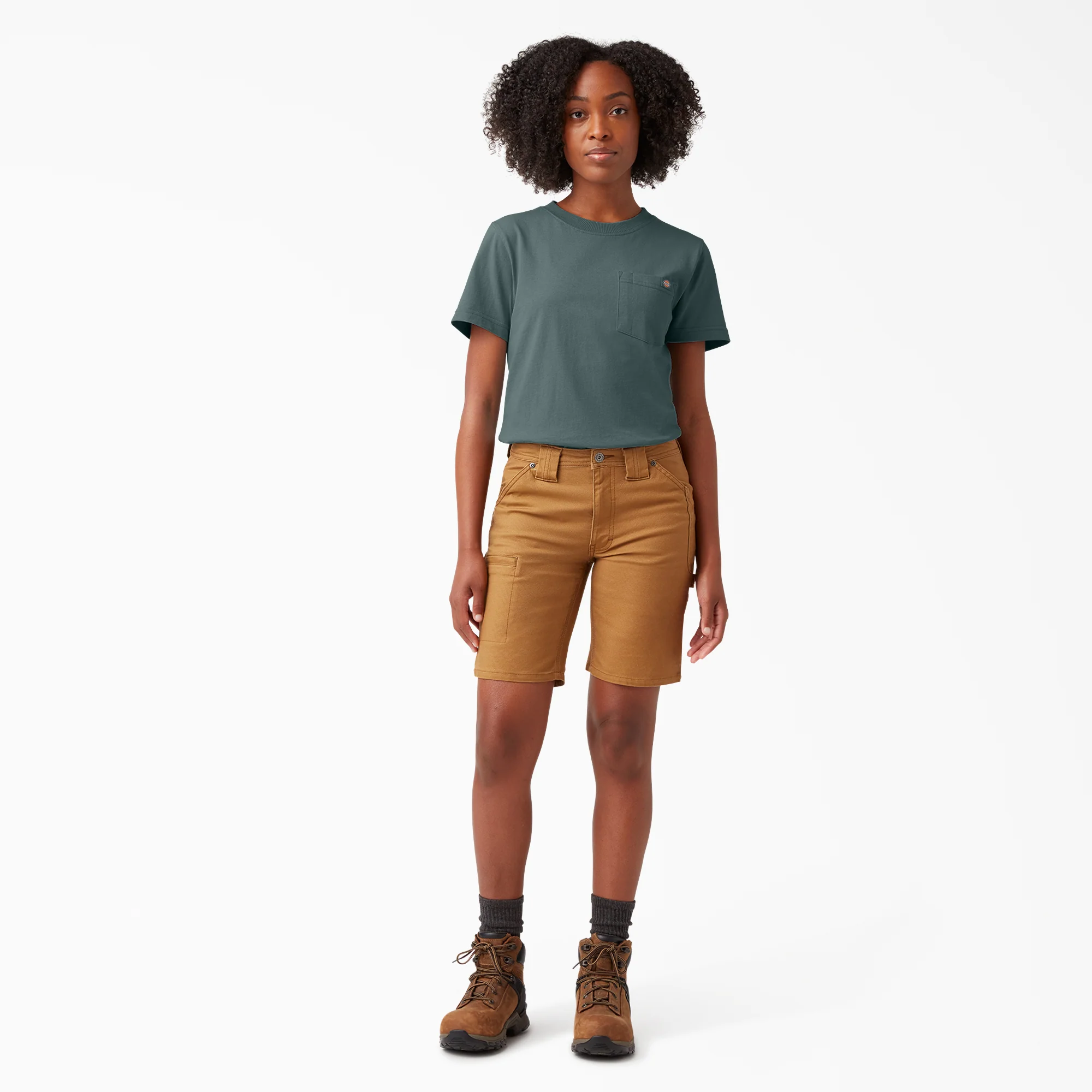 Women's Heavyweight Short Sleeve Pocket T-Shirt - Image 4