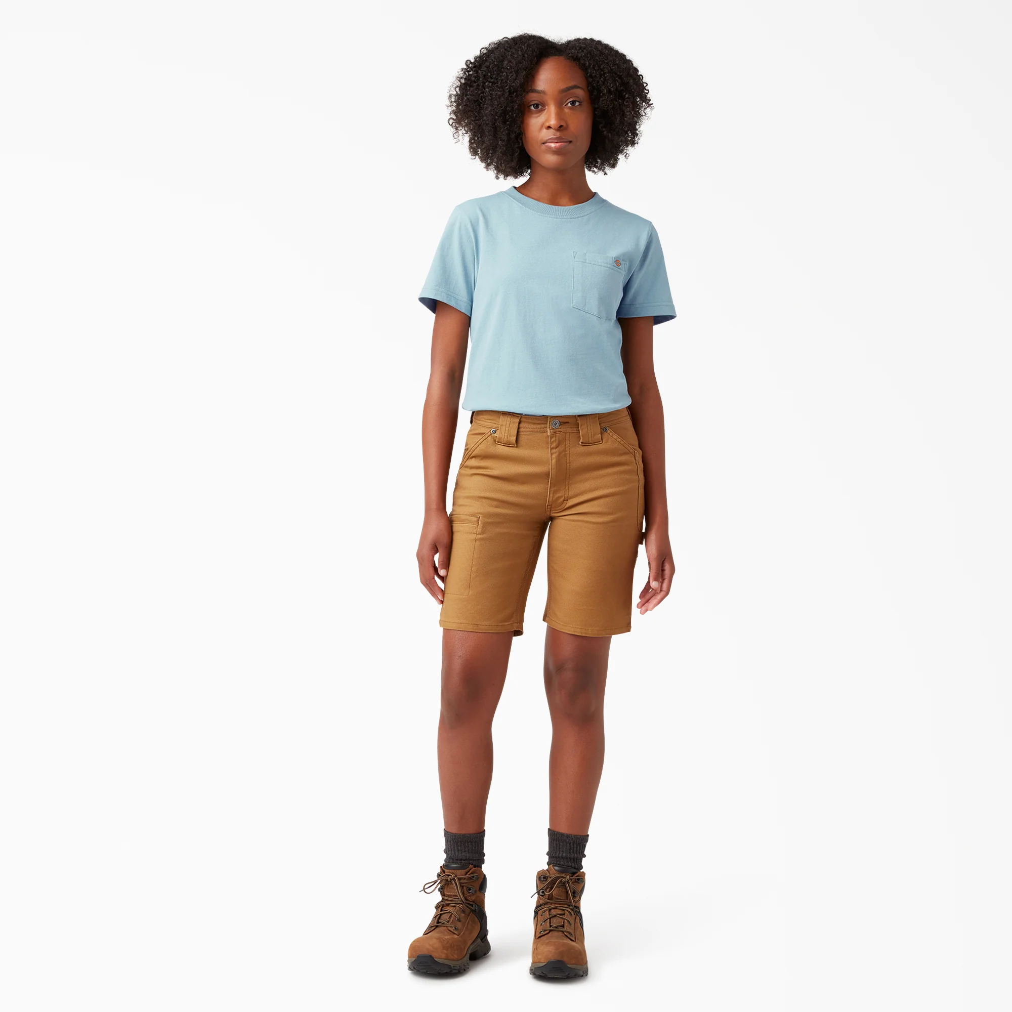 Women's Heavyweight Short Sleeve Pocket T-Shirt - Image 4